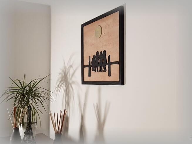 OBRAZ WYCINANY Z DREWNA 3D DZIECI NOWOŚĆ W POLSCE UNIKAT