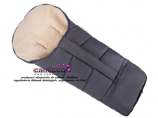 ŚPIWOREK MUMIA wełna do wózka 90-110 cm ŚPIWÓR HIT