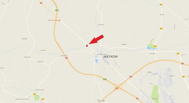 Działka w Jastkowie przy trasie warszawskiej i zalewie