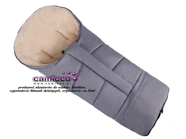ŚPIWOREK MUMIA wełna do wózka 90-110 cm ŚPIWÓR HIT