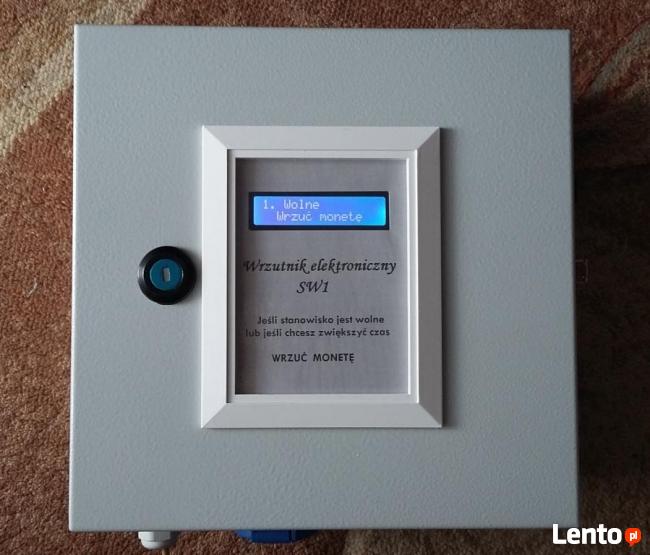 Sterownik lub wrzutomat na monety do solarium dla koni