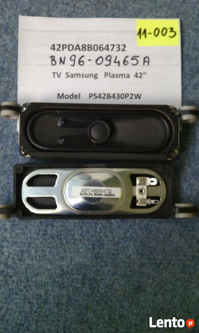 Kpl. głośników z TV Samsung PS42B430P2W 11-003