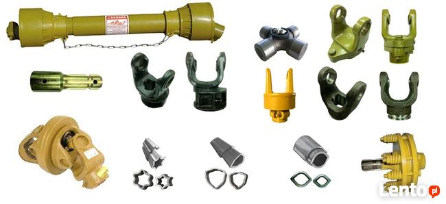 Wał przegubowo-teleskopowy WOM przegub szerokokątny sprzęgło