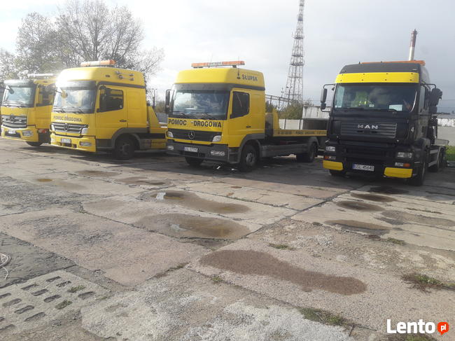 Pomoc Drogowa Słupsk holowanie TIR Ciężarowe