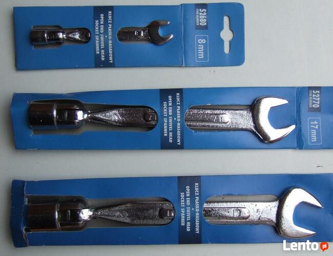 KLUCZ PŁASKO NASADOWO PRZEGUBOWY 22 19 17 8 DWUSTRONNY