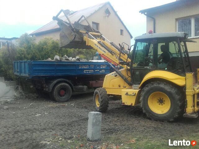 usługi koparko-ładowarką Łódź, Zgierz