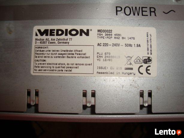 .MEDION Plazma 42 cale-Uszkodzony !