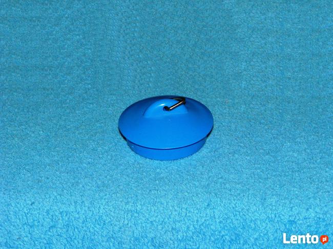 Korek do zlewu korek do wanny niebieski błękitny