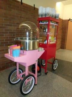 wata cukrowa, popcorn, wynajem urządzeń do waty i popcornu