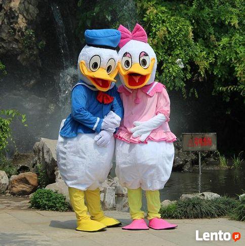 KACZOR DONALD DAISY Chodząca żywa duża maskotka kostium