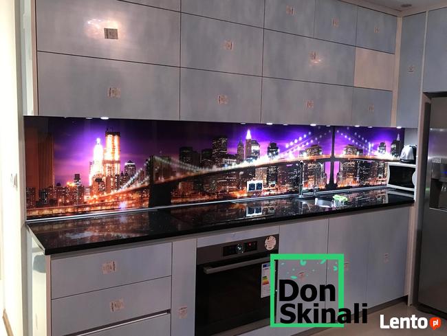 Panele szklane grafika, lakierowane, z podświetleniem led, l
