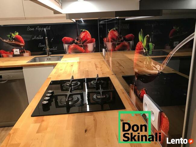 Panele szklane grafika, lakierowane, z podświetleniem led, l