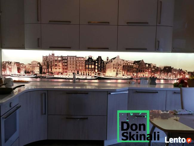 Panele szklane grafika, lakierowane, z podświetleniem led, l