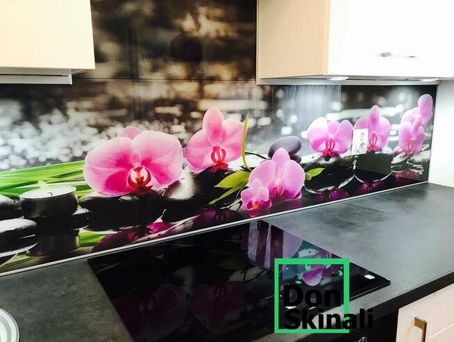 Panele szklane grafika, lakierowane, z podświetleniem led, l