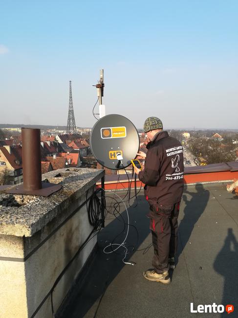 Ustawianie Montaż Anten satelitarnych naziemnych