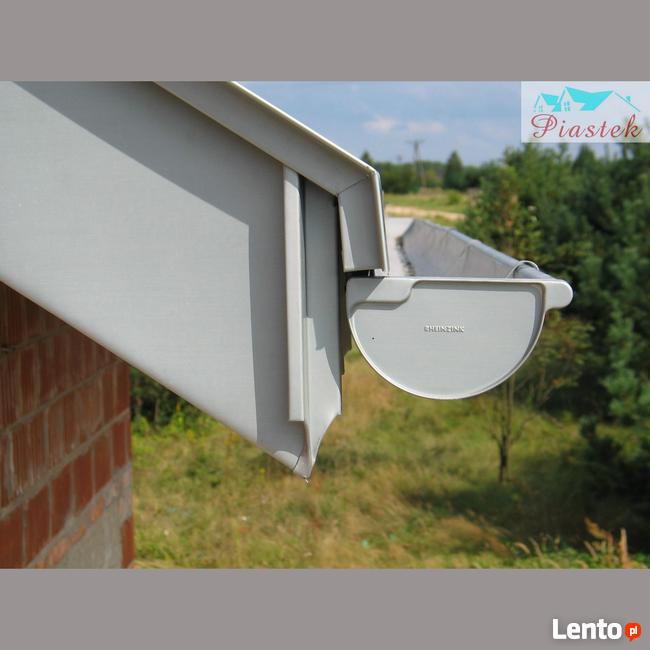 Obróbka blacharska wiatrownicy na rąbek kątowy