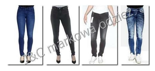 Hurt. Spodnie Wrangler, Lee, Mustang, Levi's od 60 zł