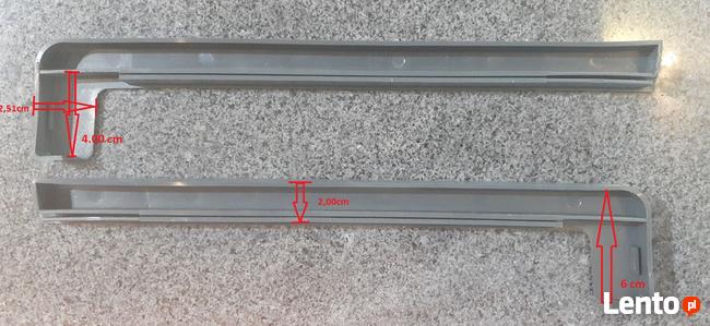 Zatyczka / zaślepka / boczek do parapetu stalowego dł. 30 cm