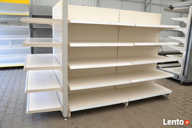 Regały metalowe, regały sklepowe, regał, wyposażenie sklepów