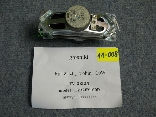 Głośniki - kpl 4 ohm- 10W z Tv Orion TV32FX100D 11-008