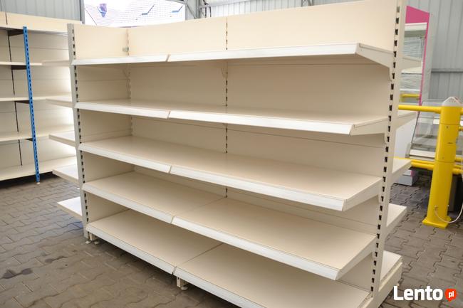 Regały metalowe, regały sklepowe, regał, wyposażenie sklepów