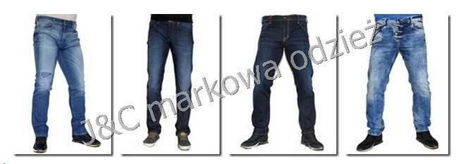 Sprzedaż hurtowa jeansy Lee Wrangler Mustang Guess Tommy