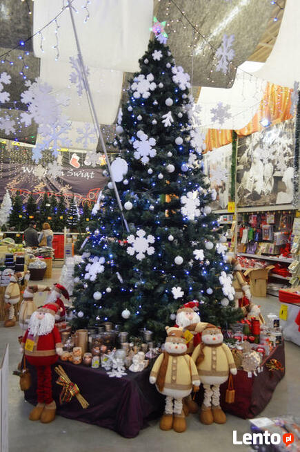 Gwiazdki, śnieżynki styropianowe, dekoracje świąteczne-49cm