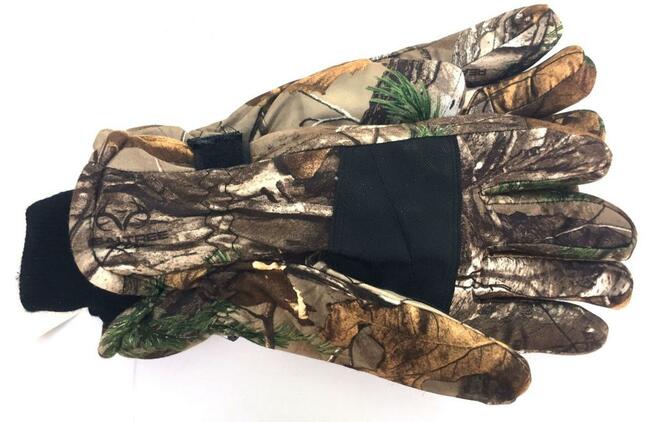 Rękawiczki zimowe kamuflaż REAL