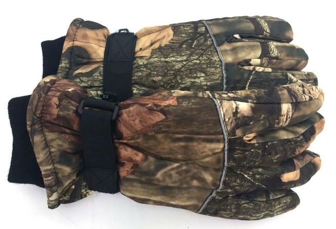 Rękawiczki zimowe kamuflaż REAL