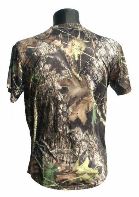 T-shirt kamuflaż mossy