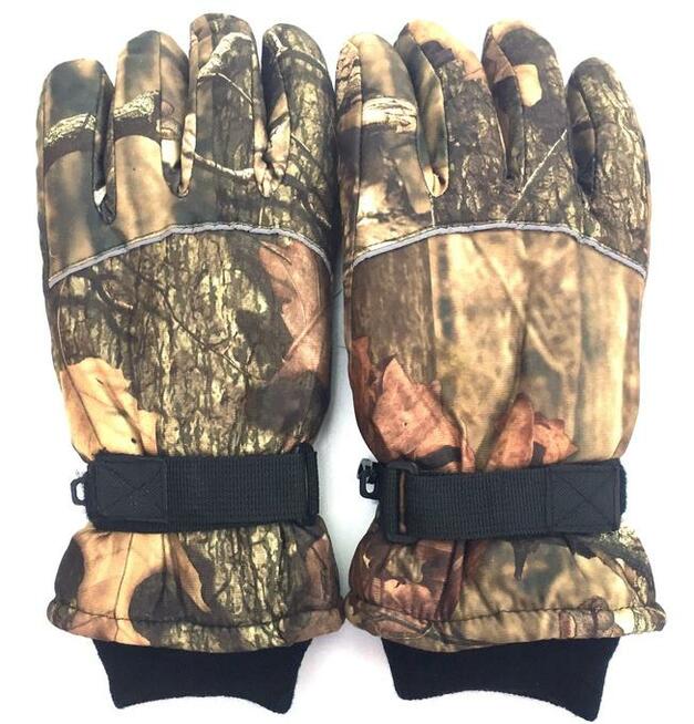 Rękawiczki zimowe kamuflaż REAL