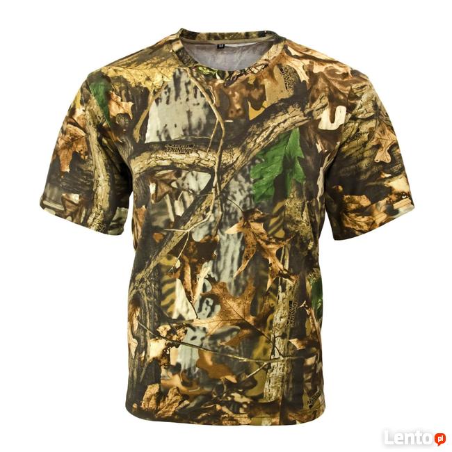 T-shirt kamuflaż leśny