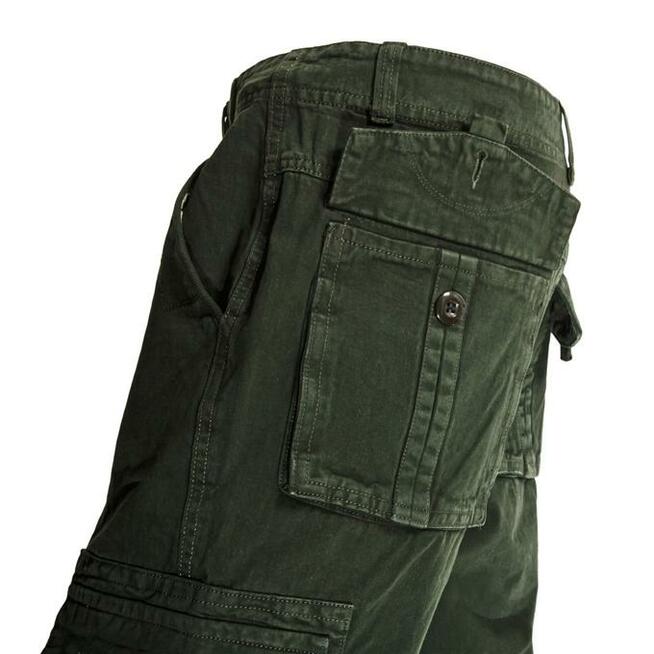 Spodnie myśliwskie z grubej bawełny