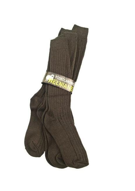 Podkolanówki myśliwskie wełniane