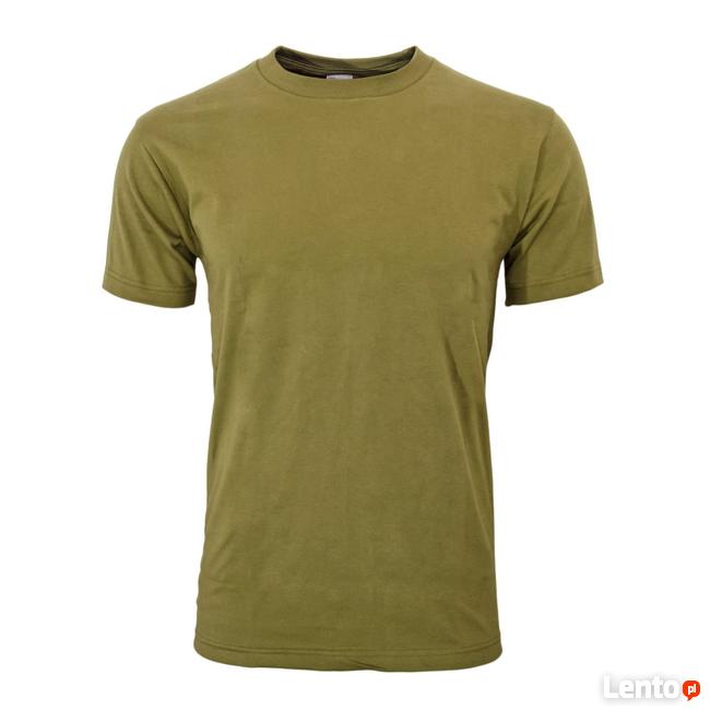 T-shirt oliwkowy leśny