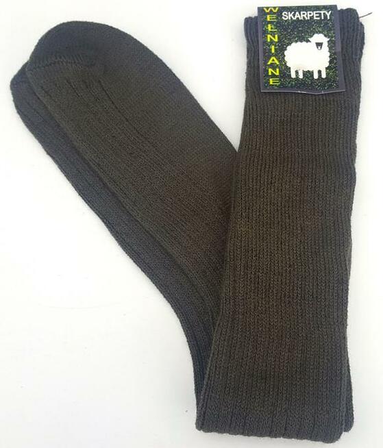 Podkolanówki myśliwskie wełniane
