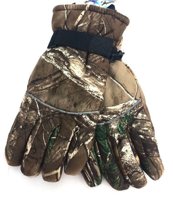 Rękawiczki zimowe kamuflaż REAL