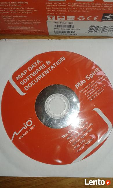 Sprzedam GPS firmy MIO z dożywotnią darmową aktualizacją map