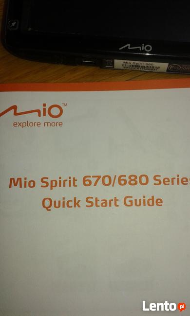 Sprzedam GPS firmy MIO z dożywotnią darmową aktualizacją map