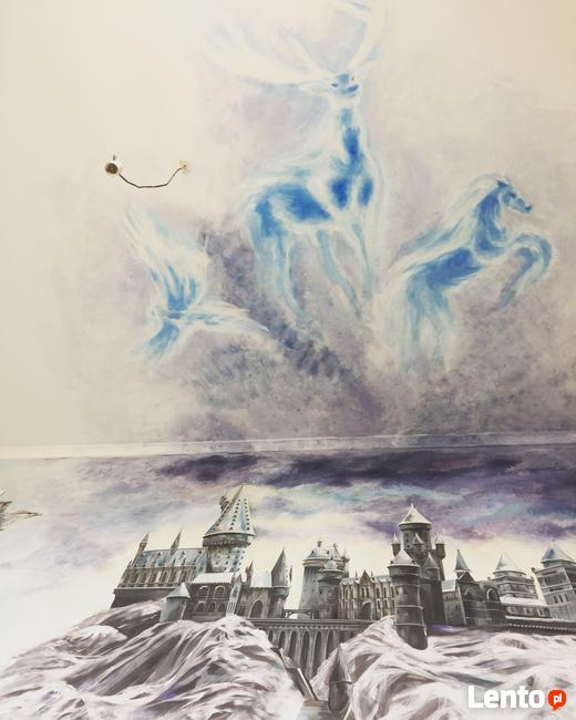 Artystyczne malowanie ścian i sufitów (wnętrza, zewnętrzne)