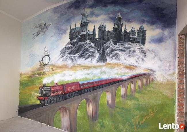 Artystyczne malowanie ścian i sufitów (wnętrza, zewnętrzne)