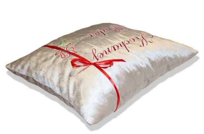 Poduszka Prezent dla Babci i Dziadka DZIEŃ BABCI z Haftem