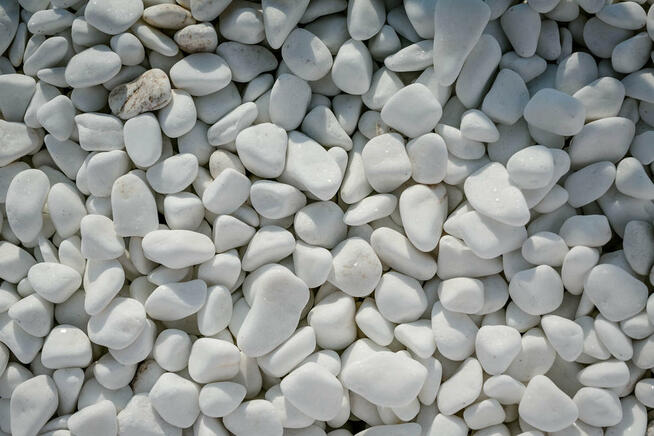 Otoczak Thassos kamień dekoracyjny grecki 1-2 cm