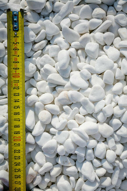 Otoczak Thassos kamień dekoracyjny grecki 1-2 cm