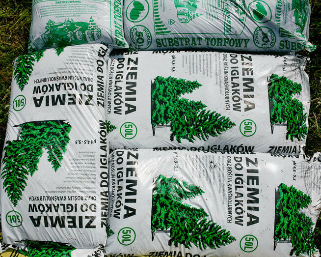 Ziemia do iglaków TANIO ogrodowa kwiatowa torf HIT