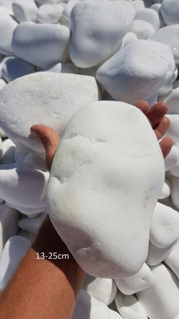 Otoczak Thassos kamień dekoracyjny grecki 13-25 cm