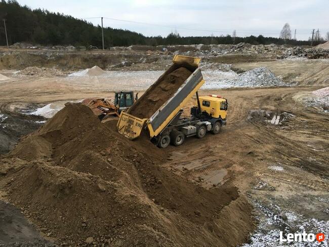 Koparka piasek żwir ziemia