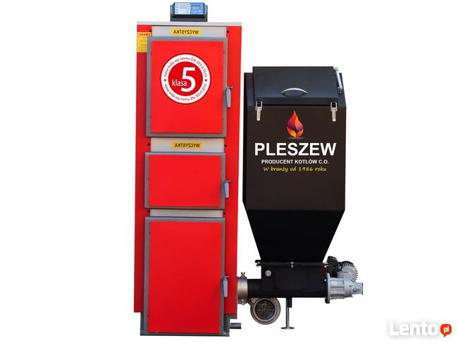 Kocioł 25kW 5KLASA ekogroszek podajnik DOTACJA Pleszewskie
