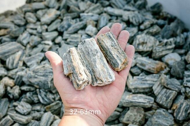 Kora kamienna gnejsowa 32-63mm Płukana kamień grys