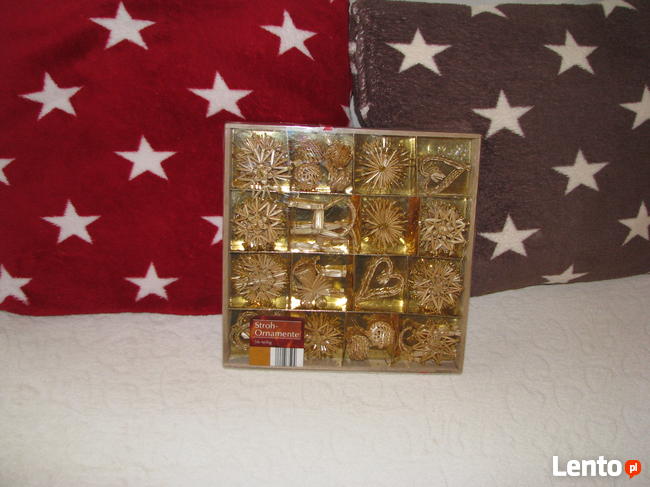 Malinowe bombki choinkowe – wzór plastry miodu – ozdoby na c